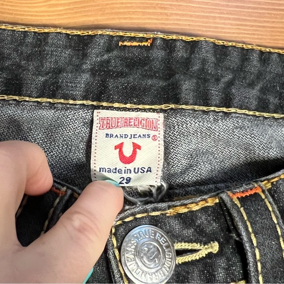 True Religion Disco Joey Big T Flared Jeans USA Made - Picture 10 of 15